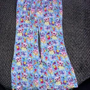 Posh peanut spotty and dotty bell bottoms.